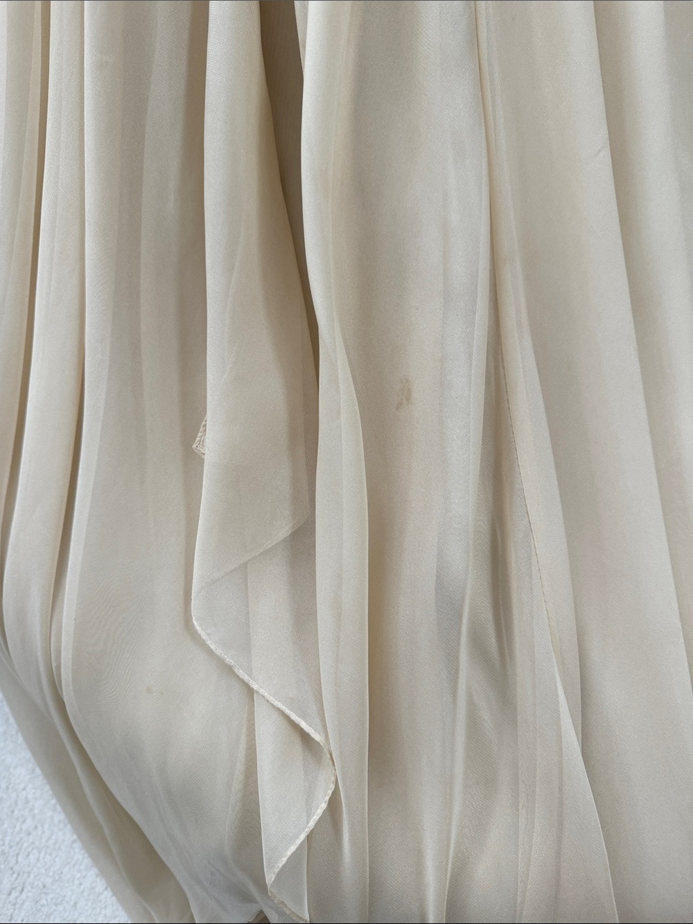 Jovani Strapless Beaded Gold and Champagne Evening Dress - Picture 6 of 7